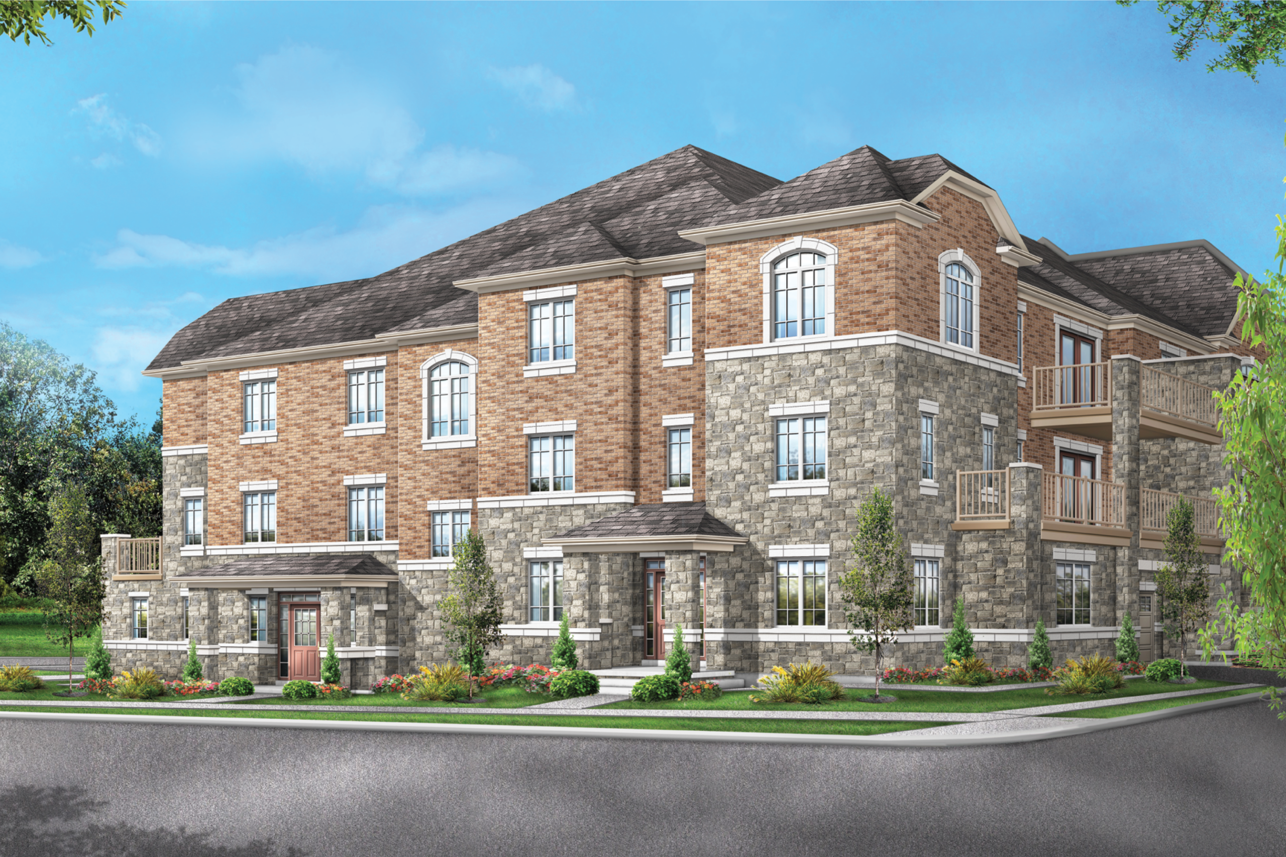 Unity Towns in Markham — rendering 4