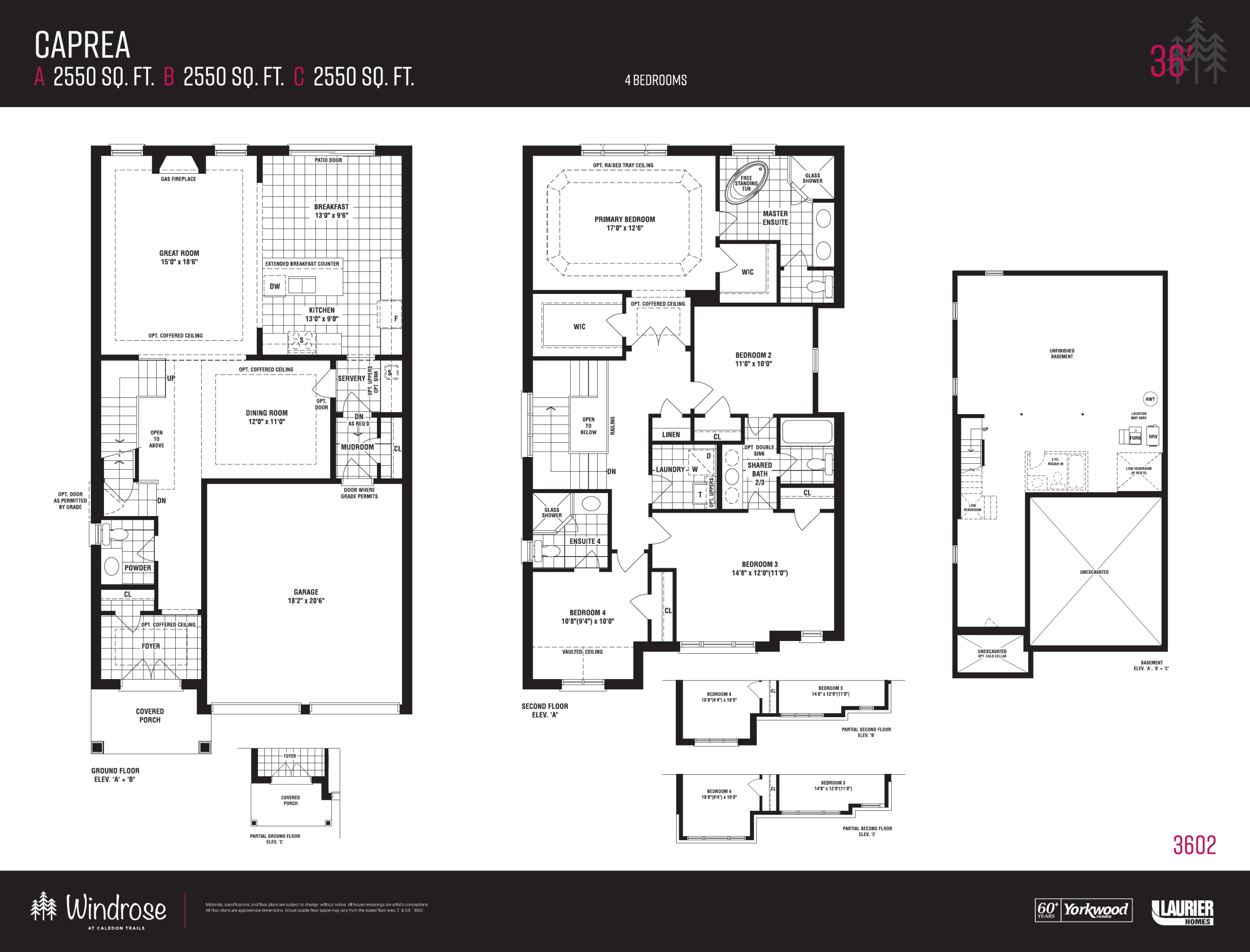 Caprea floor plan