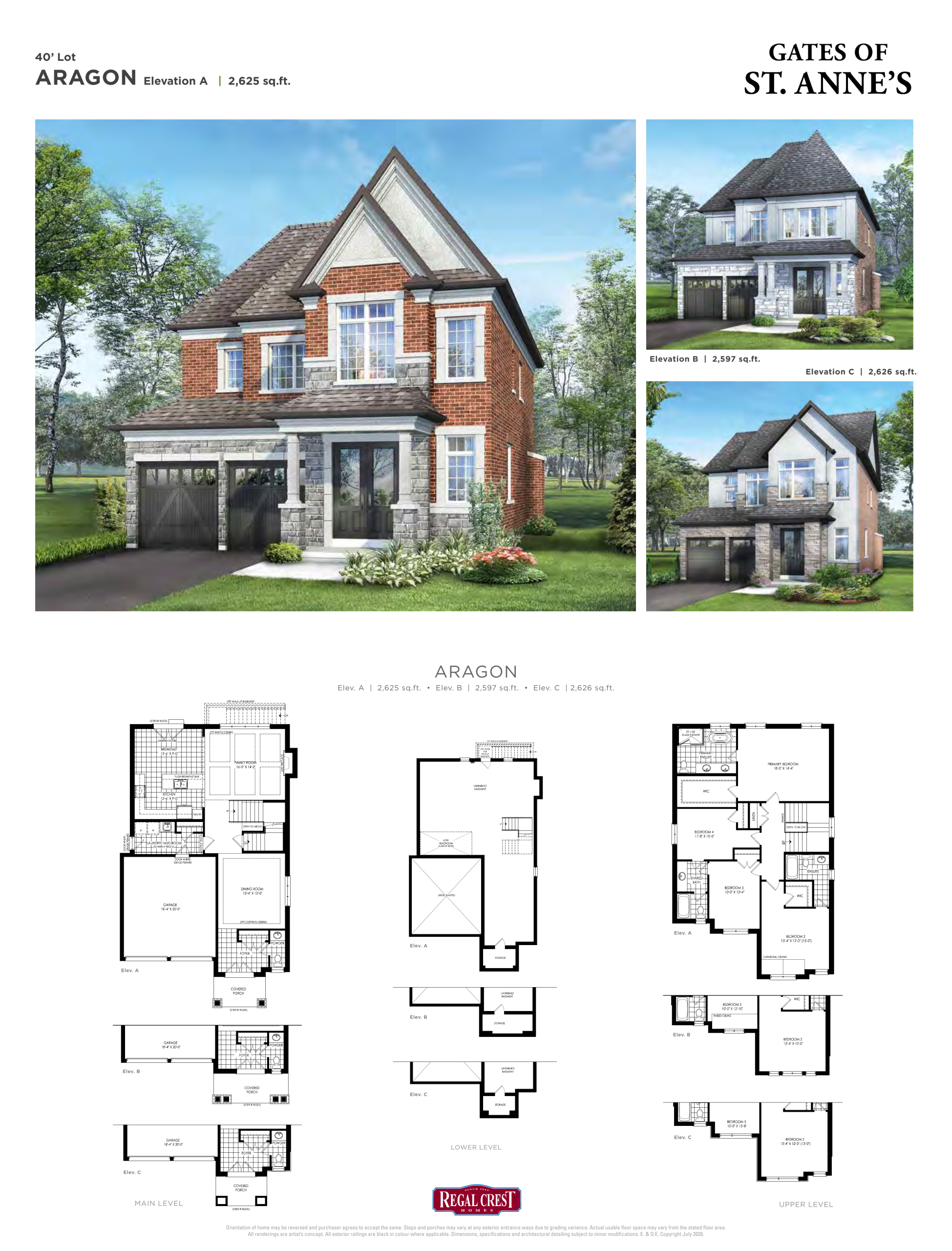 Aragon floor plan