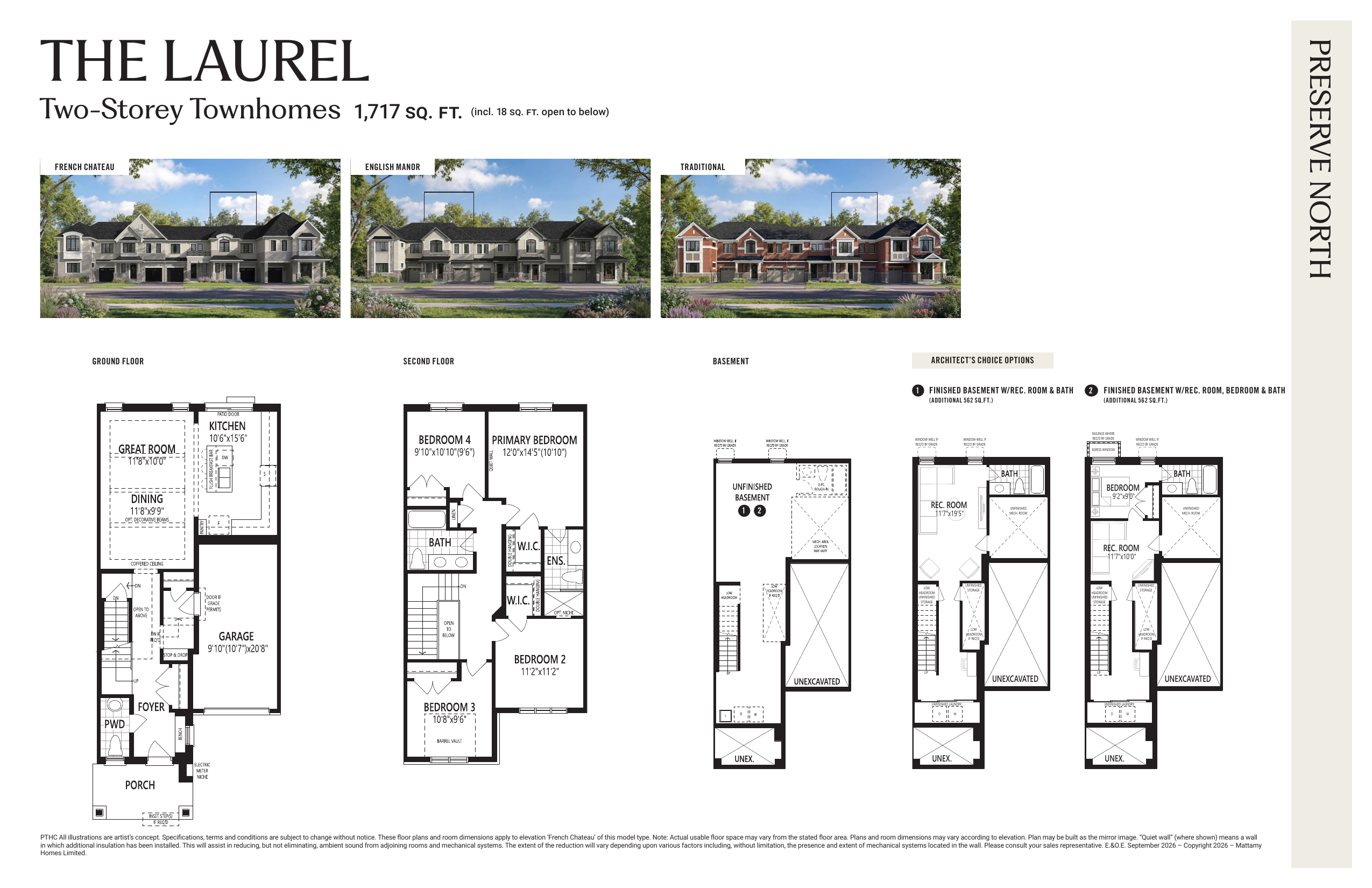 The Laurel - Elevation TA floor plan