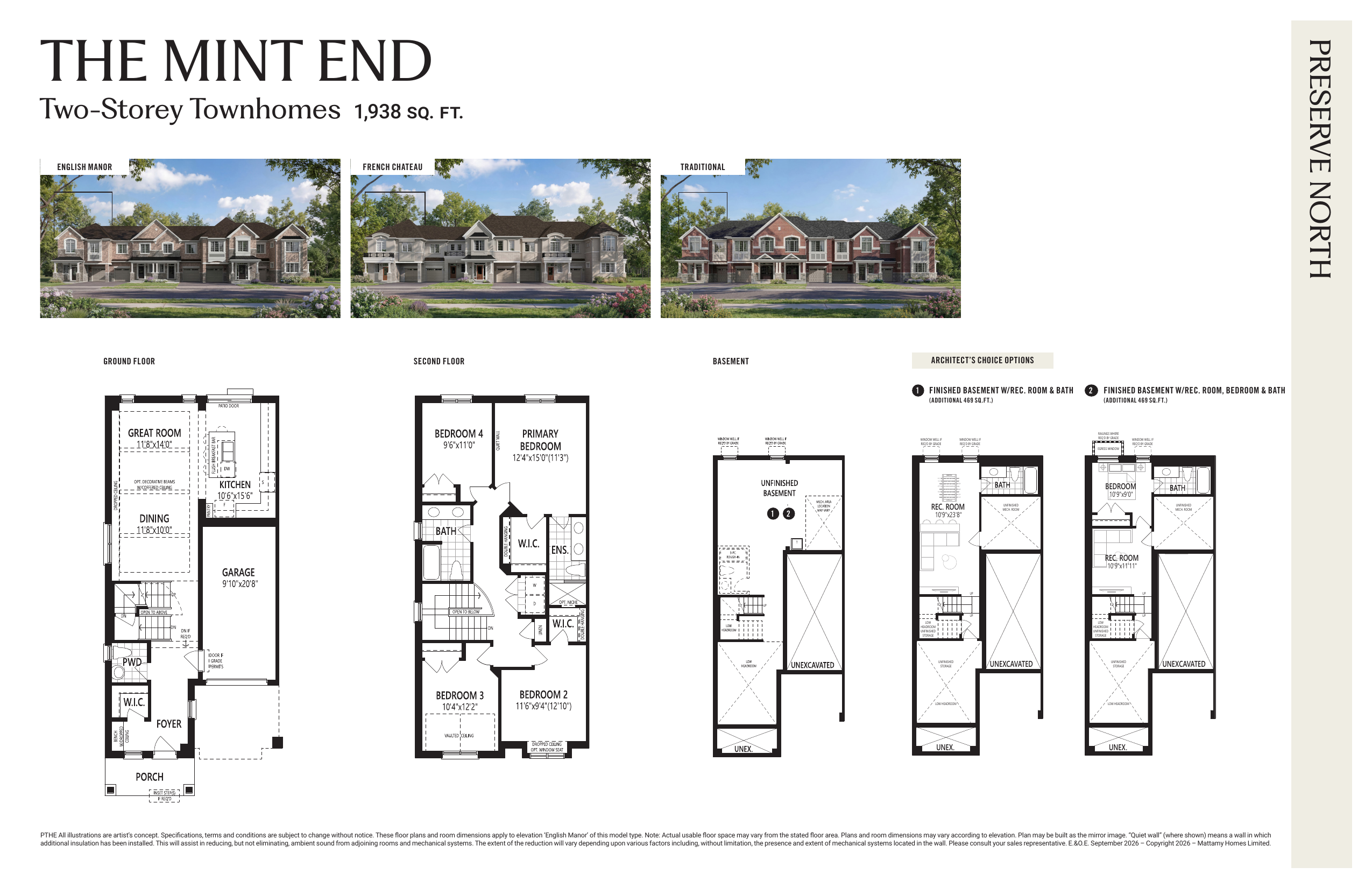 The Mint End - Elevation EM floor plan