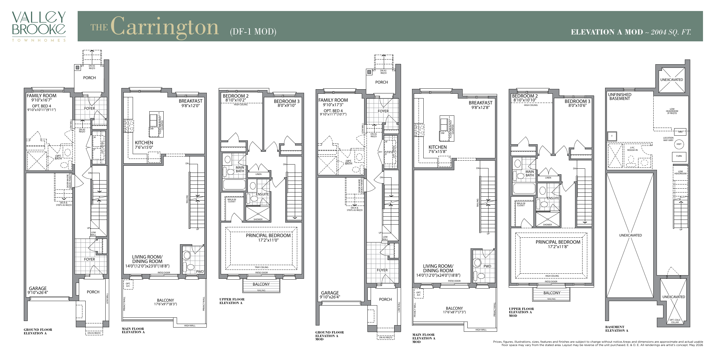 Carrington DF-1 MOD floor plan
