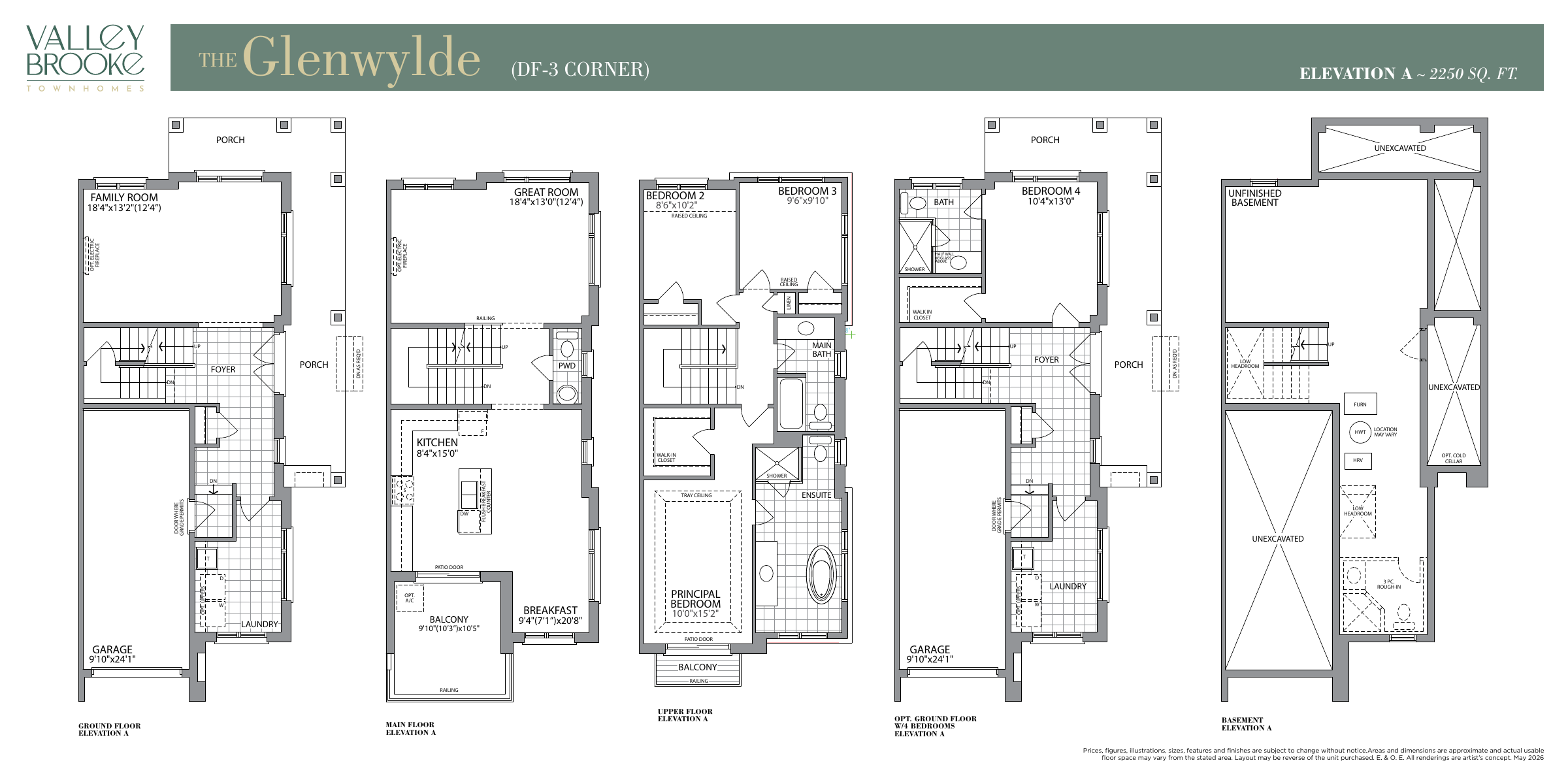 Glenwylde DF-3 CORNER floor plan