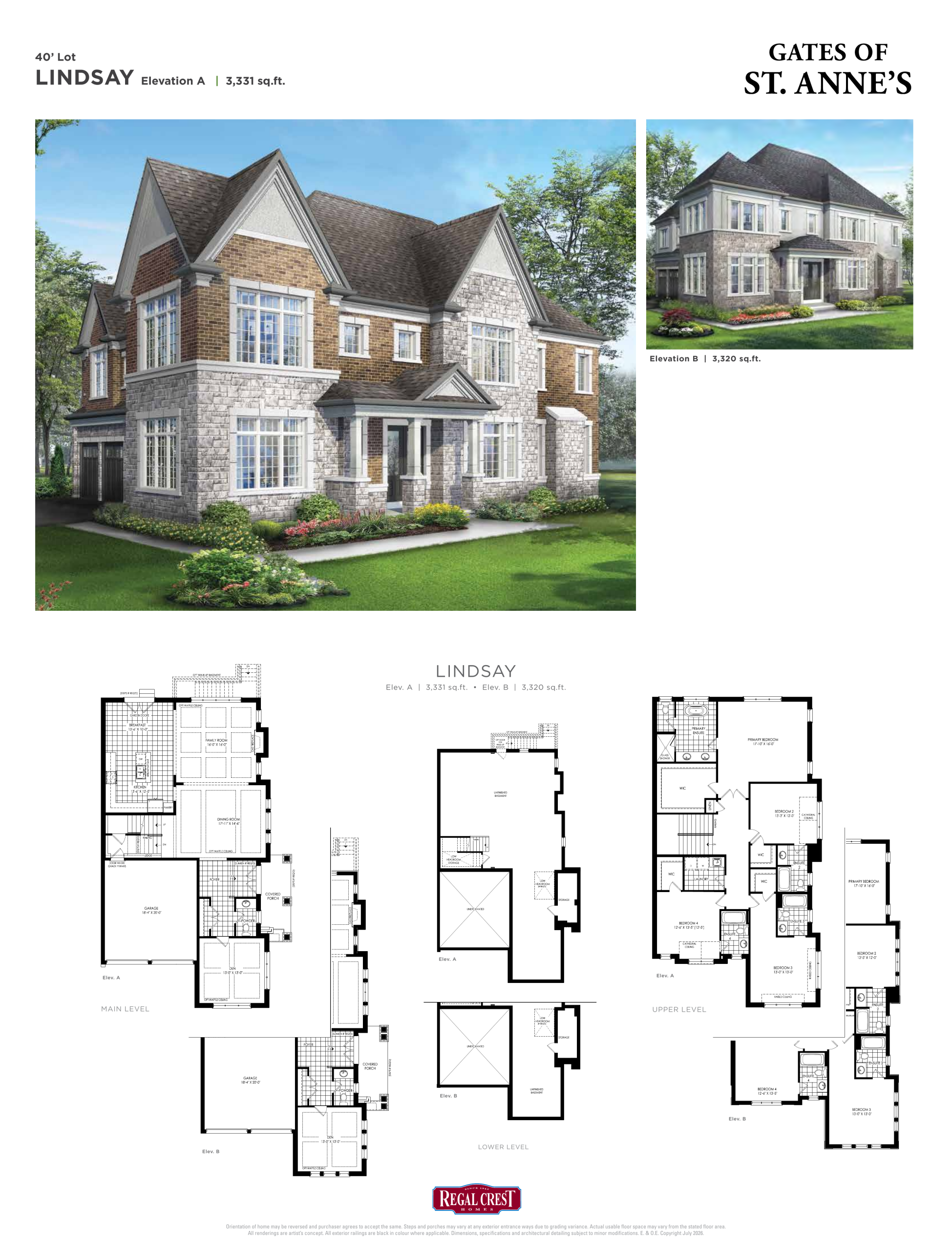 Lindsay floor plan