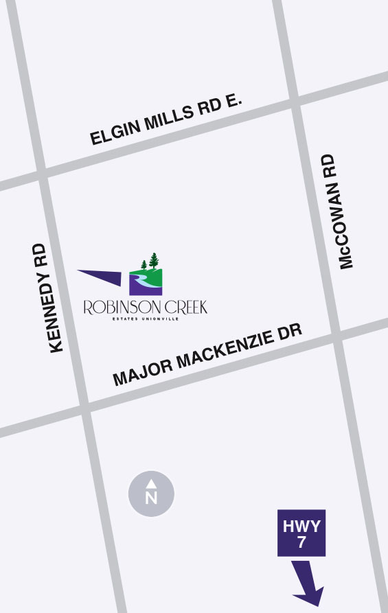 Robinson Creek Estates in Markham — rendering 2