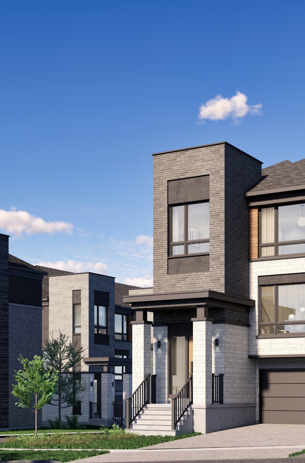 Everpine Towns in Richmond Hill — rendering 3