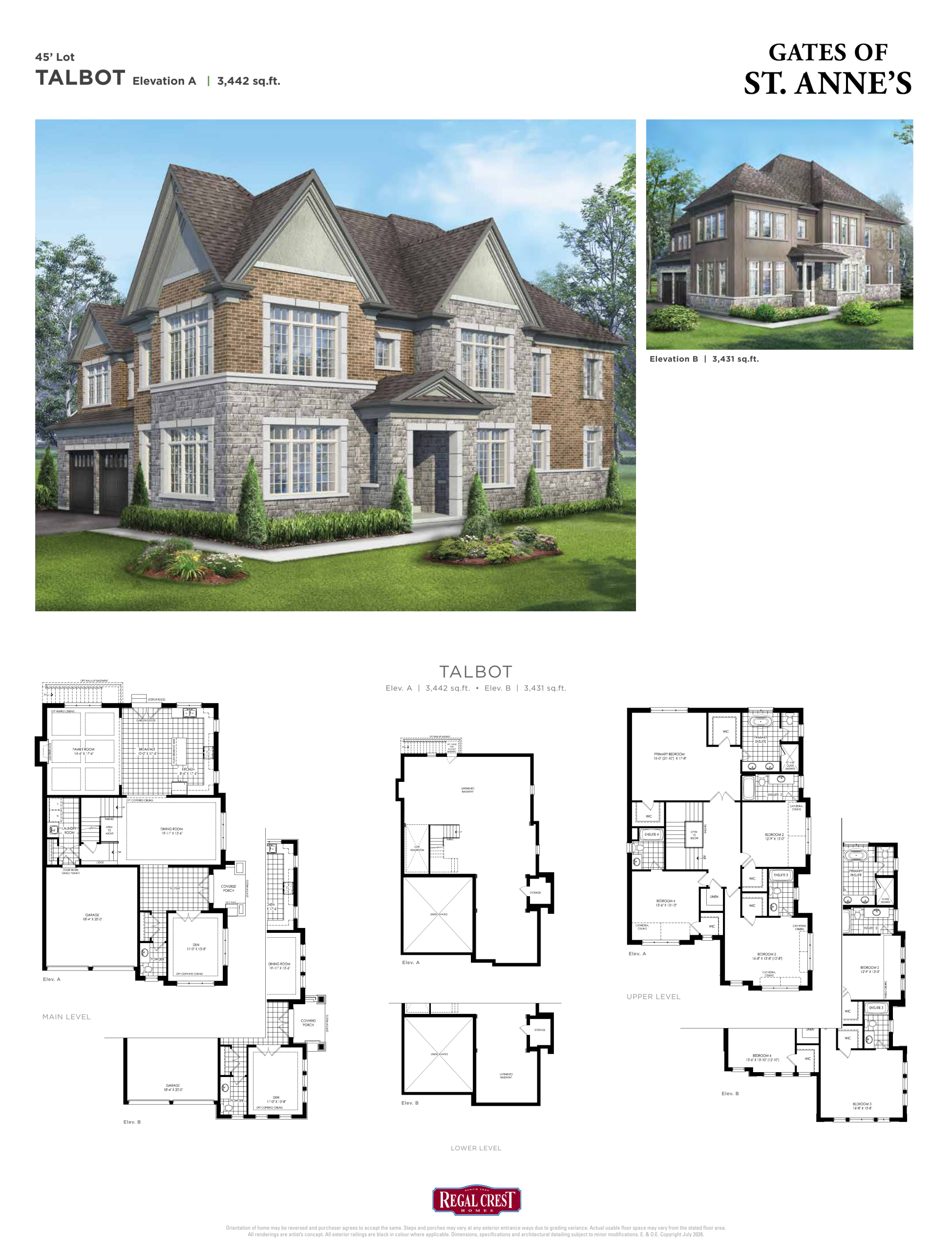 Talbot floor plan