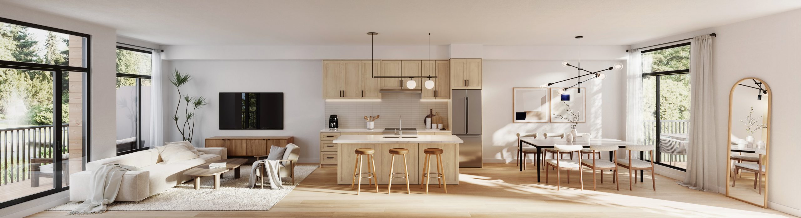 Chateau Towns in Markham — rendering 7