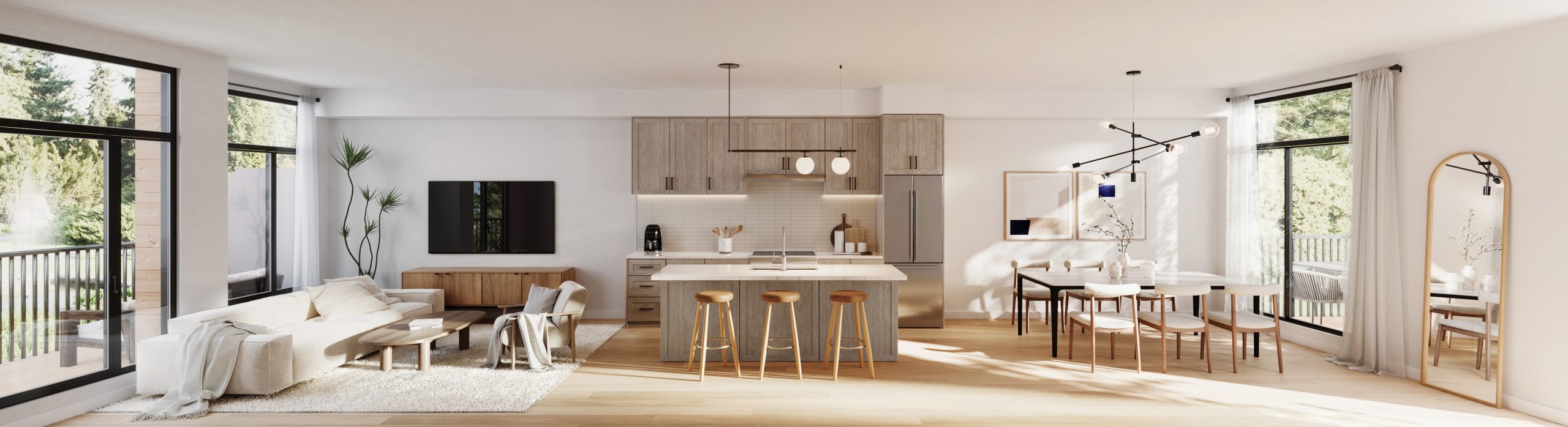 Chateau Towns in Markham — rendering 8