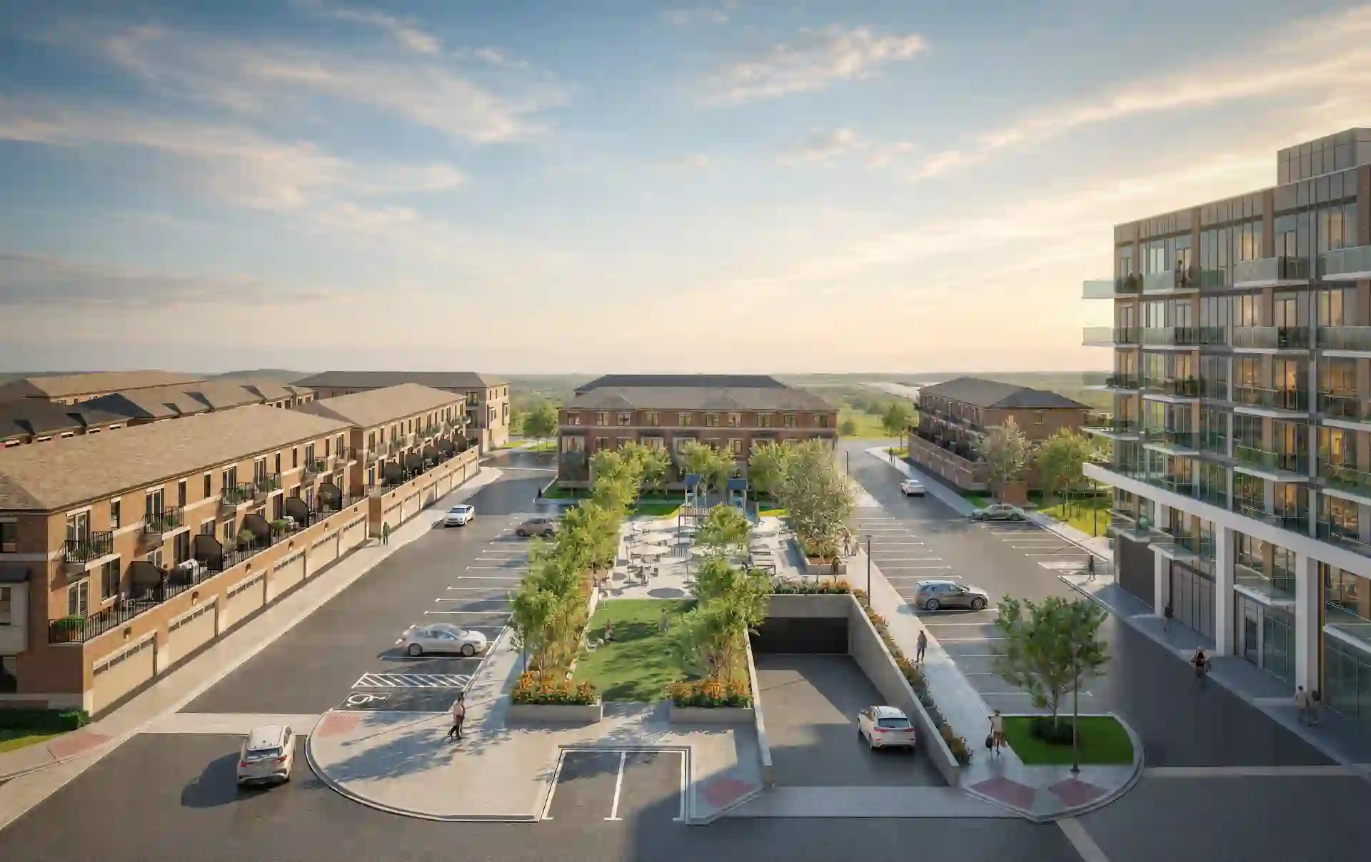 Elements Towns in Milton — rendering 10