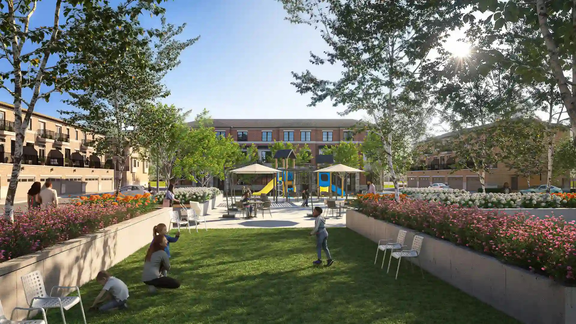 Elements Towns in Milton — rendering 7