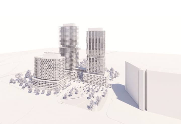 Adriatic Road residential redevelopment in Toronto — rendering 1
